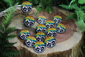 Go Wild, Adventure is Calling Enamel and Metal Pin