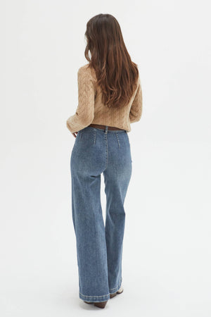 Campbell High Rise Jean - Traditional Vintage Worn