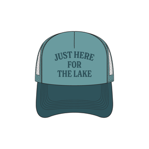 Just Here For The Lake Foam Trucker