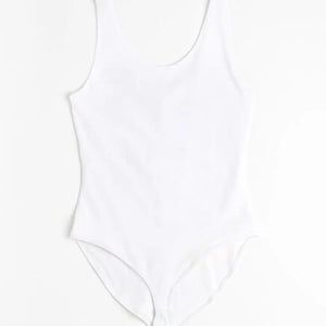 Tank Bodysuit - White