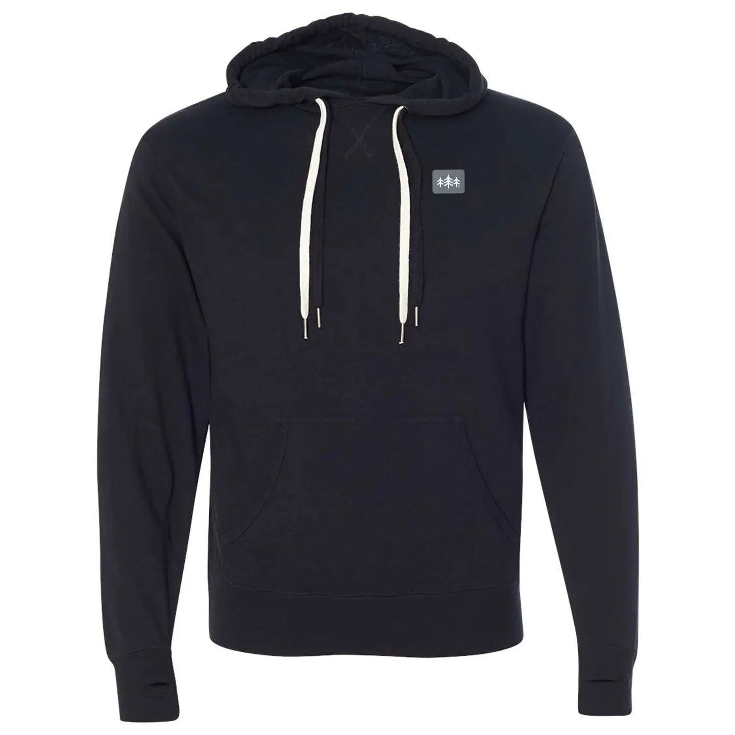 TriPine Premium French Terry Hoodie - Black