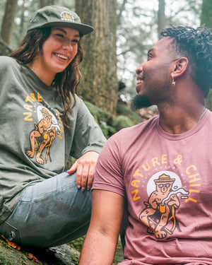 Nature and Chill Unisex Tee - Redwood