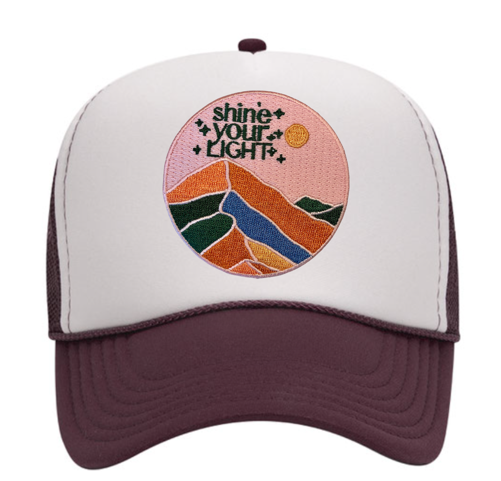 Shine Your Light Trucker Snapback Hat
