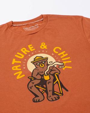 Nature and Chill Unisex Tee - Redwood