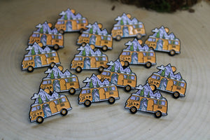 Let's Go On An Adventure In An RV Metal & Enamel Pin