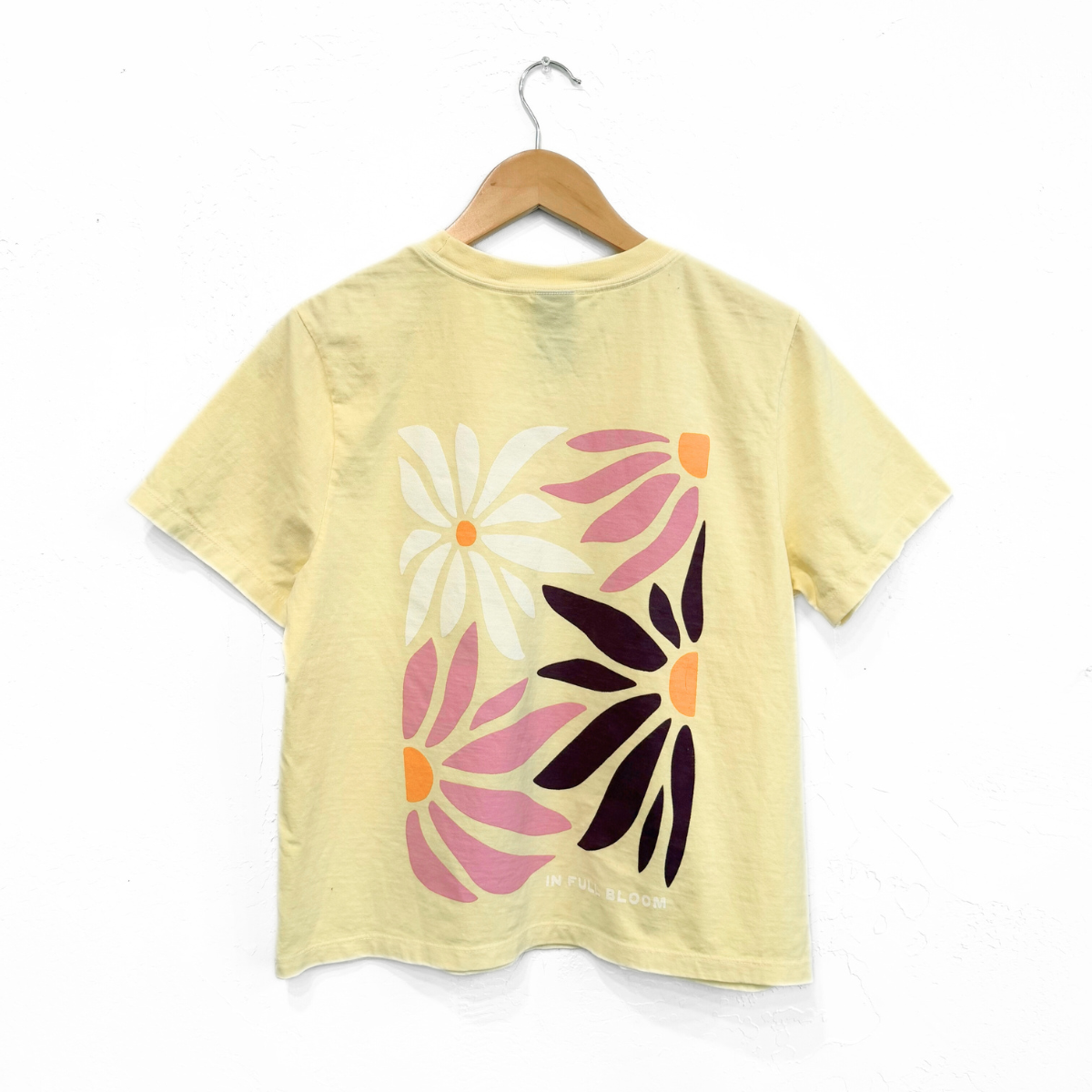 In Full Bloom Boxy Tee - Buttermilk
