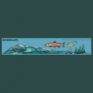 Riverscape Miniscape Sticker