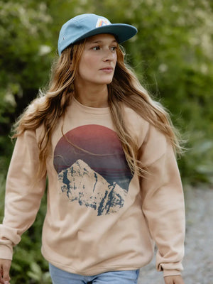 Alpenglow Crewneck - Sandstone