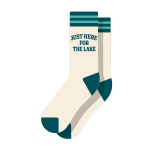 Just Here For The Lake Socks