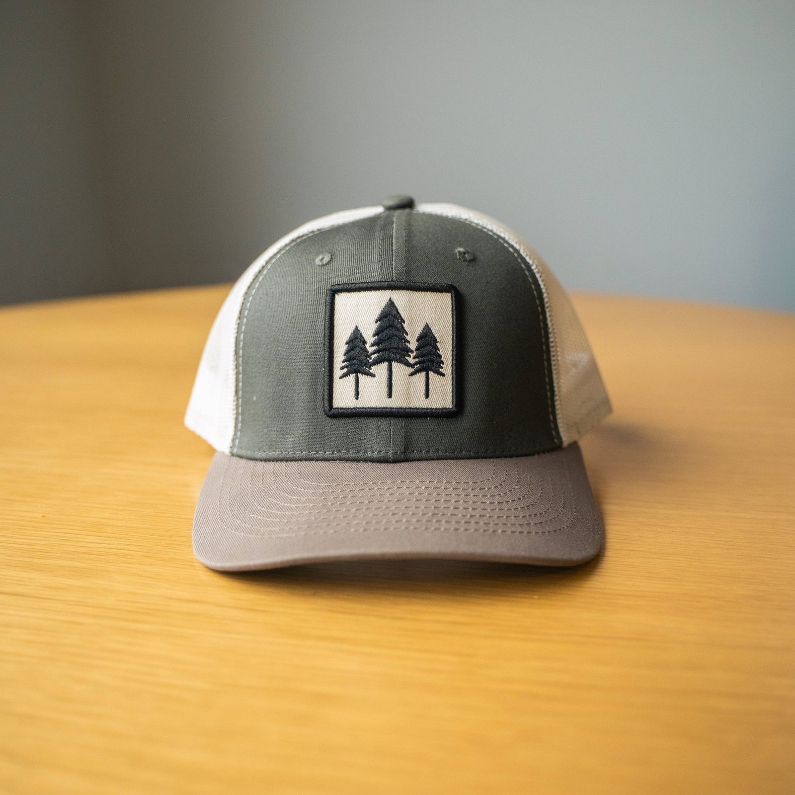 Three Tree Tri Tone Trucker-  Grey/Brown