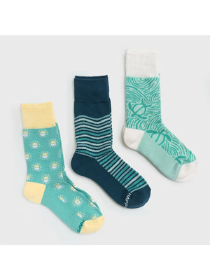 Make Waves Socks - Set of 3