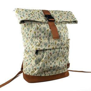 Adventure Backpack - Spring Floral Cream