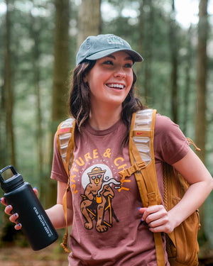 Nature and Chill Unisex Tee - Redwood