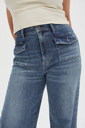 Campbell High Rise Jean - Traditional Vintage Worn