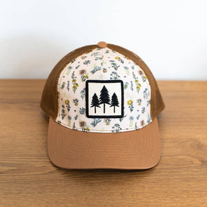 Three Tree Trucker-  Floral