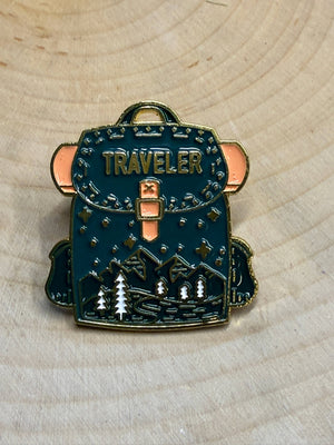 Back Pack Traveler - Metal Lapel Pin