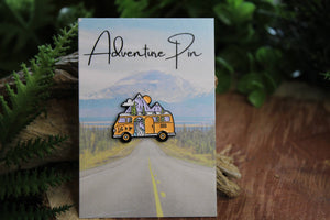 Let's Go On An Adventure In An RV Metal & Enamel Pin