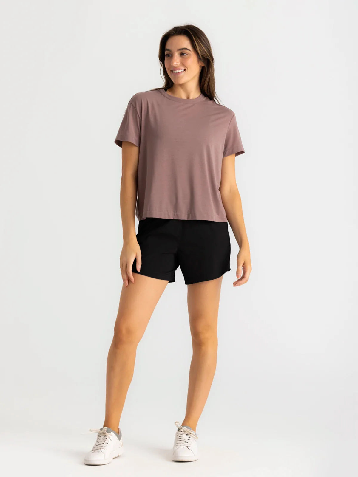 Women's Bamboo-Lined Active Breeze Short 5" - Black