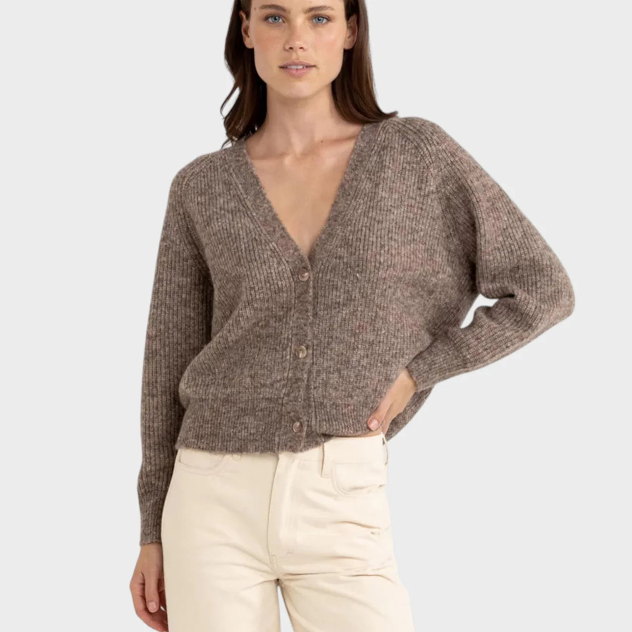 Quinn Knit Cardigan - Oatmeal