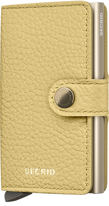 Miniwallet - Pebble Butter Yellow