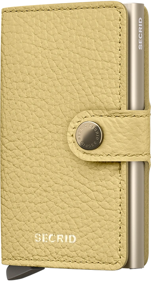 Miniwallet - Pebble Butter Yellow
