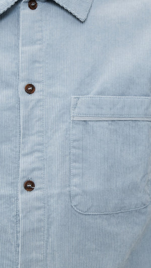 Corduroy Long Sleeve Shirt - Mist