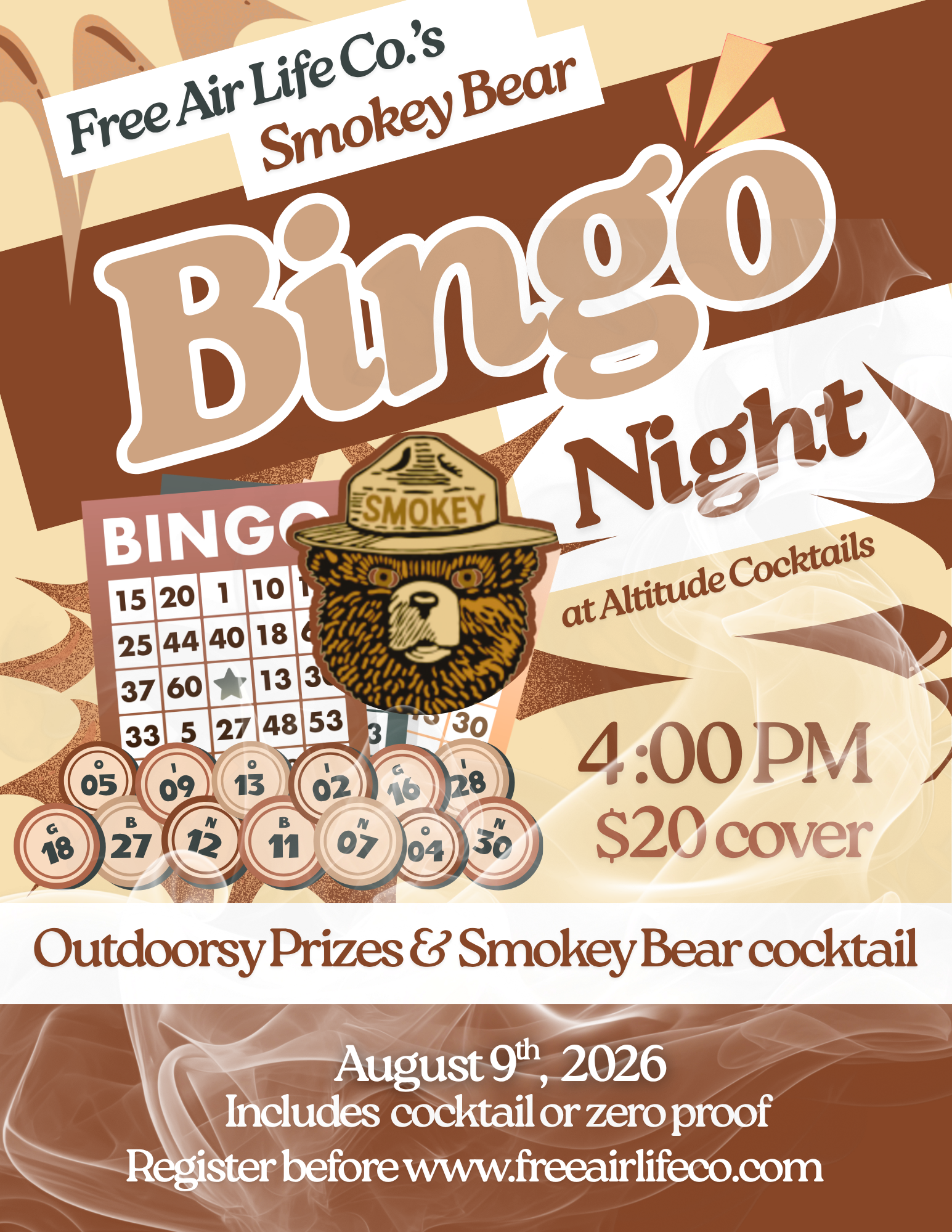 Smokey Bear Bingo