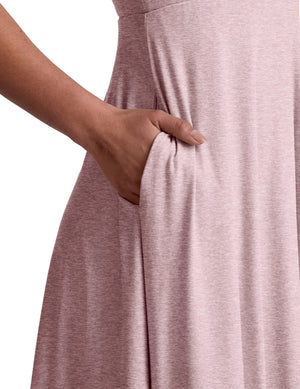 Featherweight At The Ready Dress - Blush