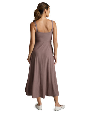Featherweight At The Ready Dress - Rosey Taupe