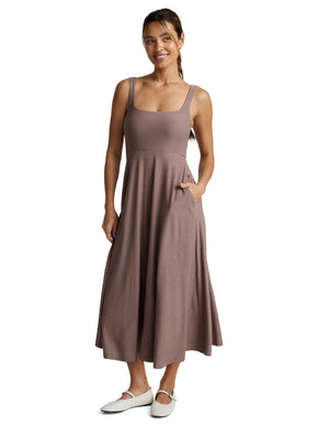 Featherweight At The Ready Dress - Rosey Taupe