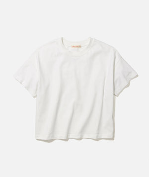 Women's Luxe Sueded Tee - Bright White