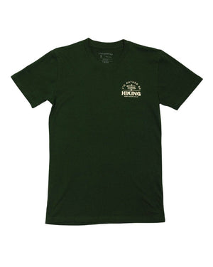 Rather Be Hiking Unisex Tee - Forest Green