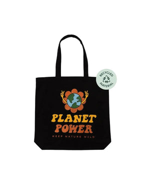 Planet Power Recycled Tote Bag