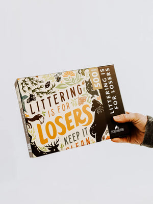 Littering is for Losers Puzzle- 500 Pieces