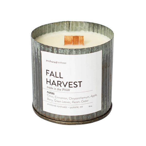 Fall Harvest Wood Wick Soy Candle