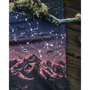 Stargazer Tube Scarf - Plum