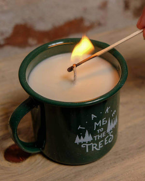 The Trees Enamel Cup Candle