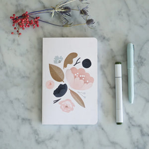 Peonies Layflat Journal