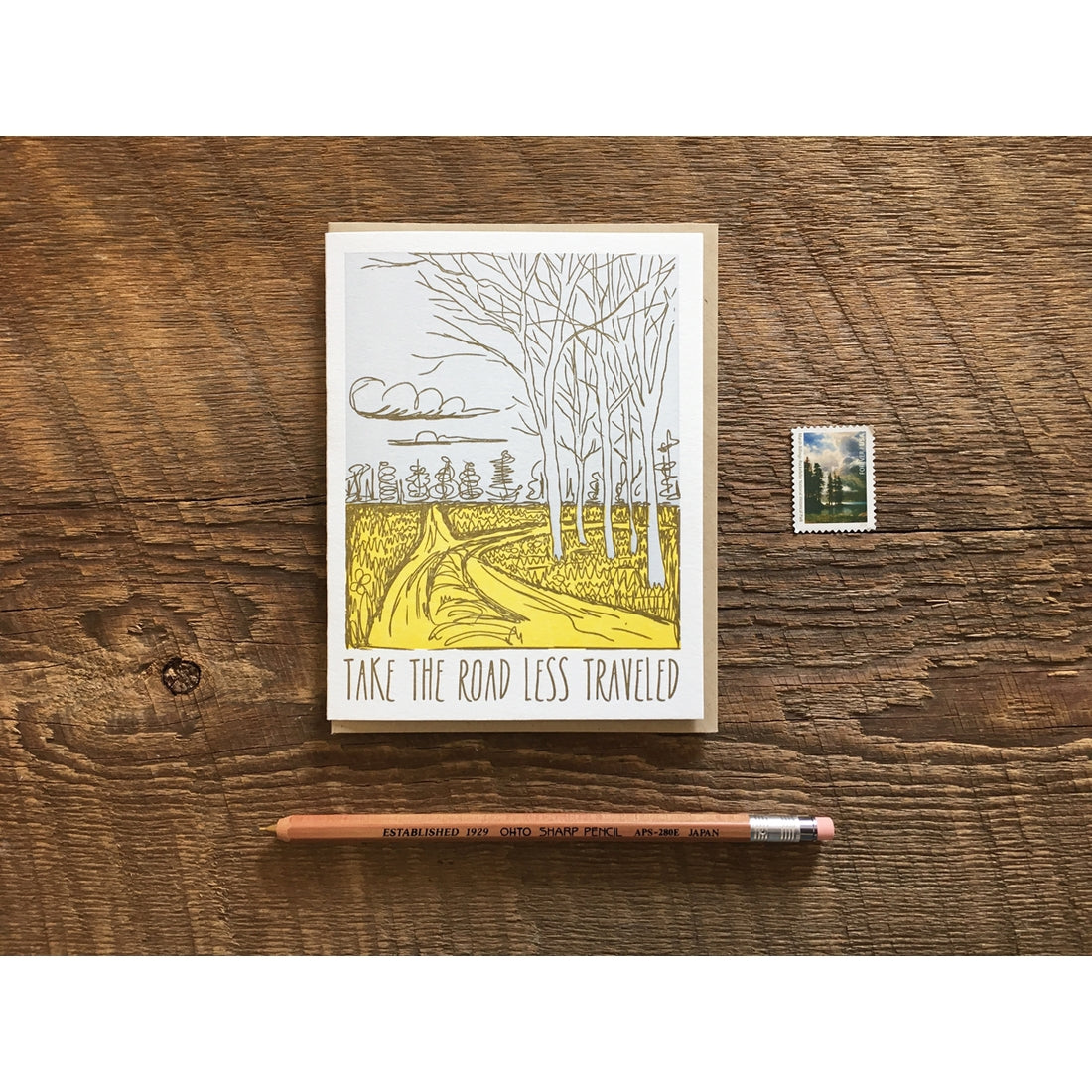 Road Less Traveled Card