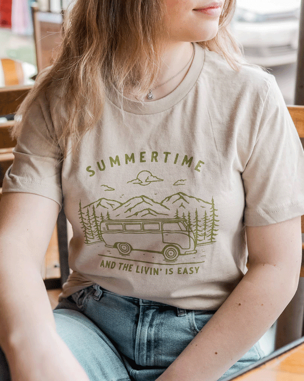 Summertime and The Livin' Is Easy Unisex Tee