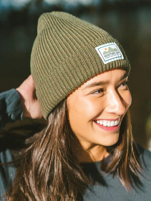 Venture On Mountain Range Recycled Knit Beanie