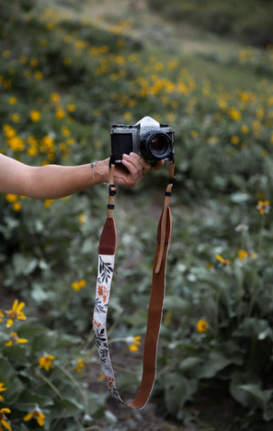 Wildflower Camera Strap