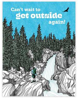 Can't Wait To Get Outside Card