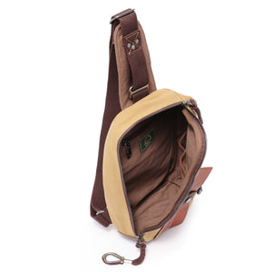 Hidden Woods Canvas Sling Bag