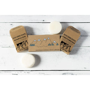 Solid Shampoo & Conditioner Gift Set - Holiday Mountains