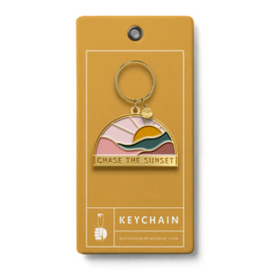 Chase The Sunset Keychain