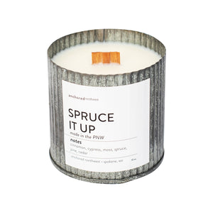 Spruce It Up Wood Wick Vintage Soy Candle