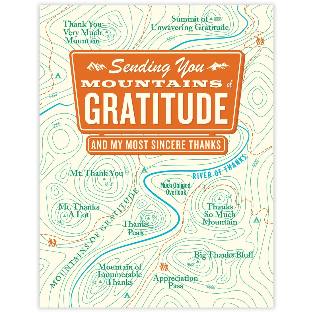 Mountains of Gratitude Card