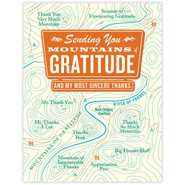Mountains of Gratitude Card