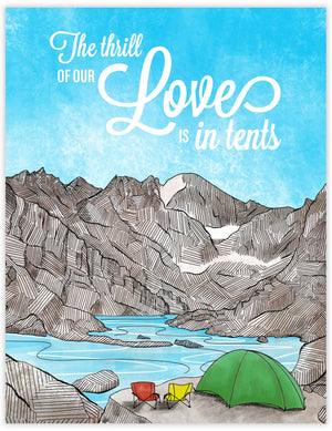 Our Love is in Tents Card